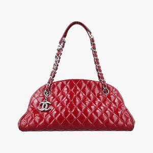 Chanel Mademoiselle Bow Ring Red Patent A50557